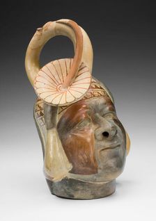 Portrait Vessel of a Ruler, 100 B.C./A.D. 500. Creator: Unknown