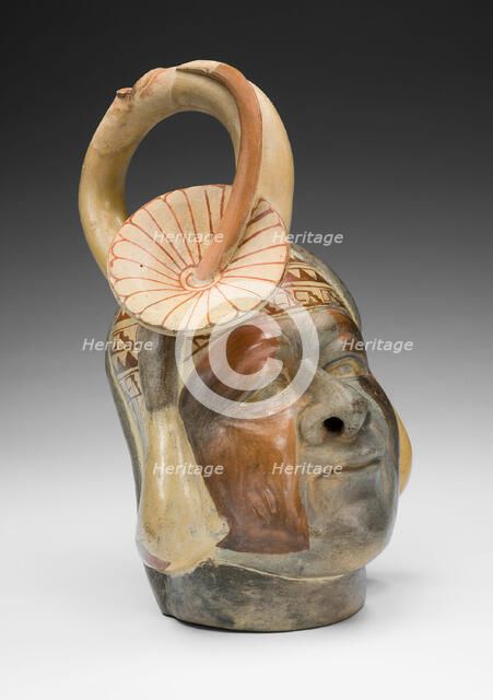 Portrait Vessel of a Ruler, 100 B.C./A.D. 500. Creator: Unknown.