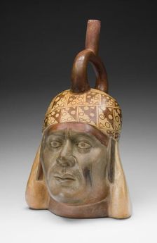 Portrait Vessel of a Ruler, 100 B.C./A.D. 500. Creator: Unknown