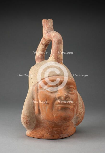 Portrait Vessel in the Form of a Ruler, 100 B.C./A.D. 500. Creator: Unknown.