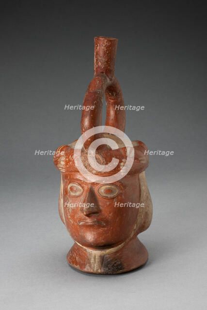 Portrait Vessel with Feline Headdress [Head of Feline is Missing], 100 B.C./A.D. 500. Creator: Unknown.