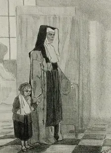 Portraits, 1857. Creator: Félicien Rops