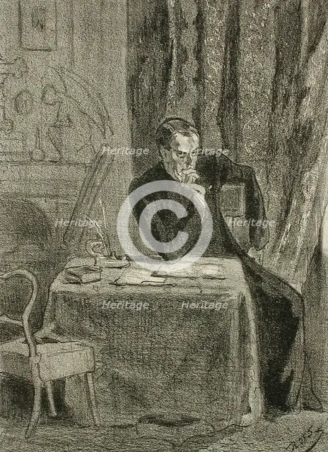 Portraits, 1857. Creator: Félicien Rops.