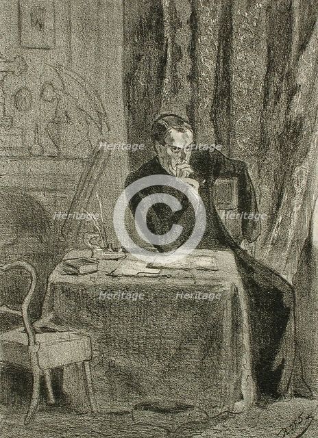 Portraits, 1857. Creator: Félicien Rops.