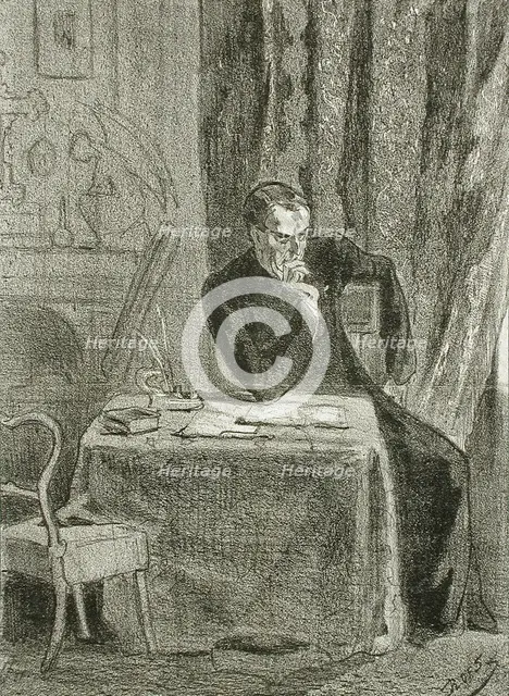 Portraits, 1857. Creator: Félicien Rops.