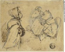 Portraits, n.d. Creator: Daniel Maclise