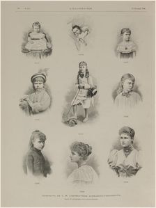 Portraits of Empress Alexandra Fyodorovna of Russia (1872-1918), 1896. Creator: Anonymous