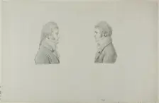 Portraits of King Louis Philippe & Antoine Philippe d'Orleans, duc de Montpensier, 1805. Creator: Antoine Philippe d'Orléans