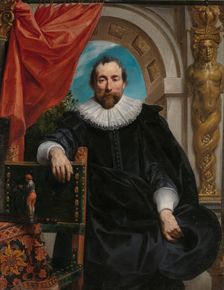 Portraits of Rogier Le Witer and his Wife, Catharina Behaghel, 1635. Creator: Jacob Jordaens