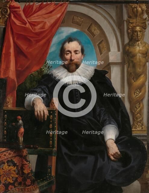 Portraits of Rogier Le Witer and his Wife, Catharina Behaghel, 1635. Creator: Jacob Jordaens.