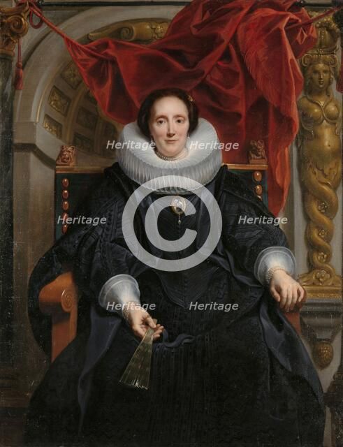 Portraits of Rogier Le Witer and his Wife, Catharina Behaghel, 1635. Creator: Jacob Jordaens.