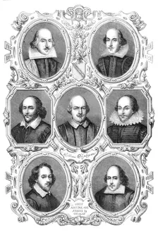 Portraits of Shakspeare, 1864. Creator: Unknown