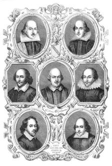 Portraits of Shakspeare, 1864. Creator: Unknown