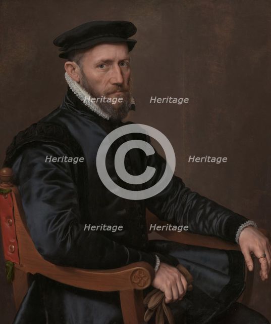 Portraits of Sir Thomas Gresham and Anne Fernely, c.1560-c.1565. Creator: Antonis Mor.