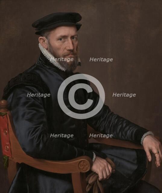 Portraits of Sir Thomas Gresham and Anne Fernely, c.1560-c.1565. Creator: Antonis Mor.