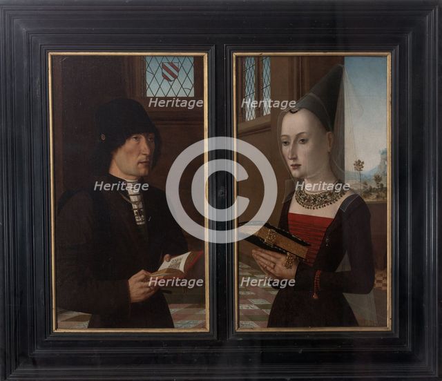 Portraits of the banker Pierantonio Baroncelli and his wife Maria Bonciani, 1489. Artist: Master of the Baroncelli Portraits (aktiv ca 1480-1490)