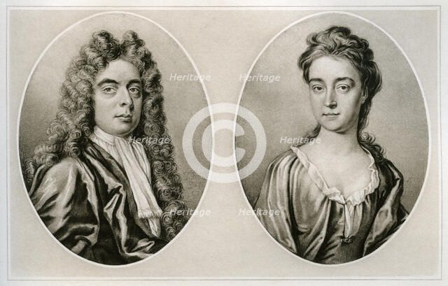 Portraits of the Duke and Duchess of Marlborough, (1906). Artist: Unknown