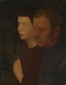 Portraits of the Painters Oluf Wold-Torne and Alfred Hauge, 1894. Creator: Thorvald Erichsen