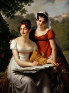 Portraits de Mesdemoiselles Duval, First quarter of 19th cen. Creator: Pajou, Jacques Augustin Catherine (1766-1828)