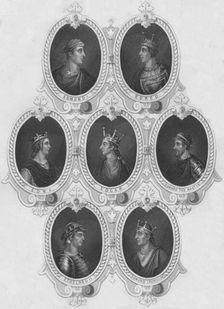 Portraits from Ancient Coins (mid 19th century). Creator: Unknown