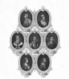 Portraits from Ancient Coins (mid 19th century). Creator: Unknown
