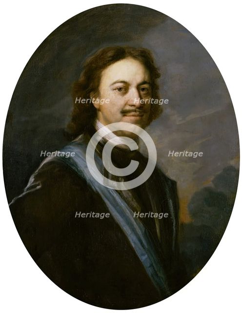 Porträt des Peter the Great (1672-1725), 1724. Creator: Andrey Matveyev.