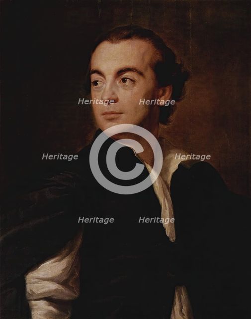 Porträt of Johann Joachim Winckelmann, 1774. Creator: Anton Raphael Mengs.