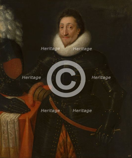 Portret van een officier. Creator: Franciscus de Goltz.