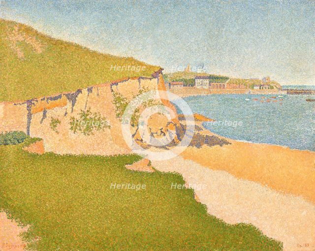 Portrieux, Tertre Denis (Opus no. 189) , 1888. Creator: Signac, Paul (1863-1935).