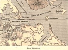 'Ports d'Auckland; Les Terres Du Pacifique 1914. Creator: Unknown