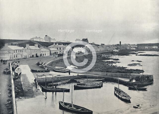 'Portstewart - The Harbour and Town', 1895. Artist: Unknown.
