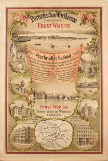 Pörtschach am Wörtersee - Etablissement Ernst Wahliss, 1898. Creator: Wahliss, Hans (1870-1900)