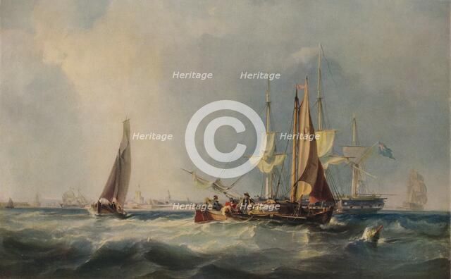 'Portsmouth', 1839. Artist: George Chambers.