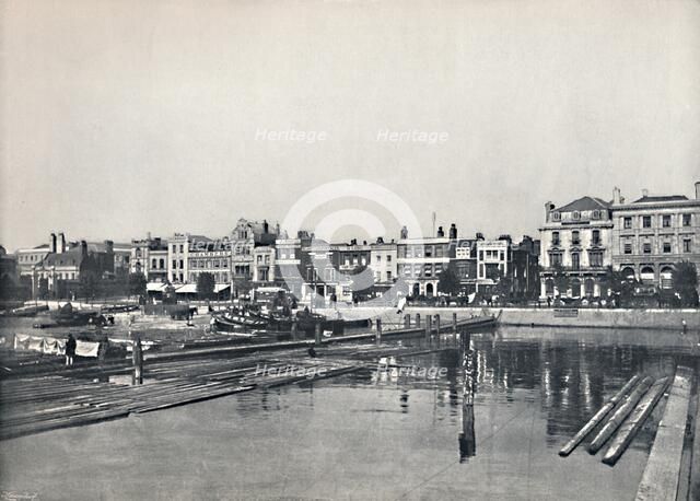 'Portsmouth - The Hard', 1895. Artist: Unknown.