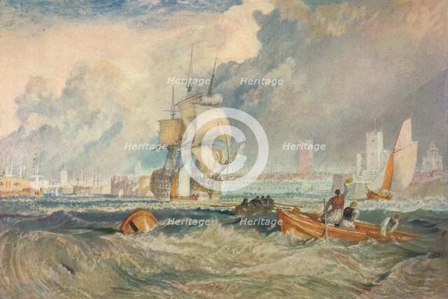 Portsmouth, c1824-5, (1905). Artist: JMW Turner