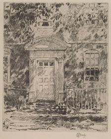 Portsmouth Doorway, 1916. Creator: Frederick Childe Hassam