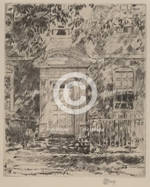 Portsmouth Doorway, 1916. Creator: Frederick Childe Hassam.