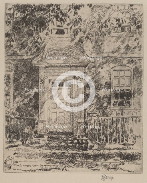 Portsmouth Doorway, 1916. Creator: Frederick Childe Hassam.