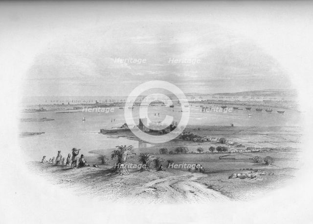 'Portsmouth Harbour & Spithead', 1859. Artist: Edward Paxman Brandard.