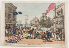 Portsmouth Point, 1814. Creator: Thomas Rowlandson (British, 1756-1827)