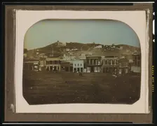 Portsmouth Square, San Francisco, California, January 1851. Creator: Sterling C. McIntyre