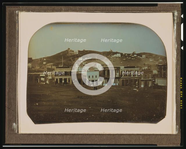 Portsmouth Square, San Francisco, California, January 1851. Creator: Sterling C. McIntyre.