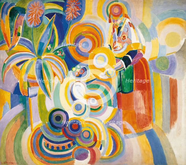 Portuguese Woman, 1916. Artist: Delaunay, Robert (1885–1941)