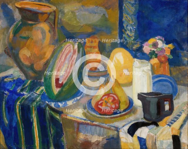 Portuguese still life, 1915. Creator: Delaunay, Robert (1885-1941).