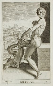 Portunus, 1586. Creator: Philip Galle