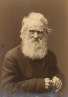 Posed portrait of an old man, Landskrona, Sweden, 1910. Creator: Unknown