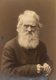 Posed portrait of an old man, Landskrona, Sweden, 1910. Creator: Unknown