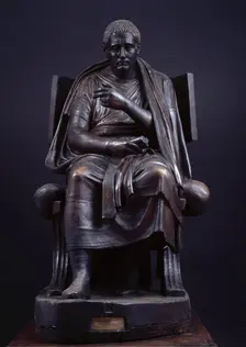 Poseidippus (Roman copy of lost Greek original), early 19th century. Creator: Unknown