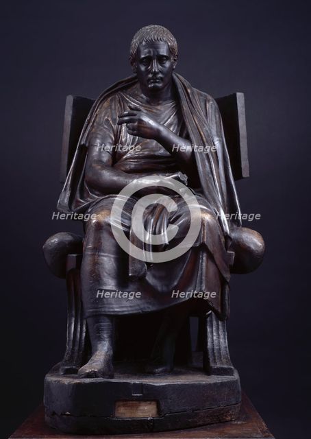 Poseidippus (Roman copy of lost Greek original), early 19th century. Creator: Unknown.