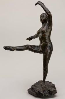 Position de Quatrième devant sur la Jambe Gauche, 1882-1895. Creator: Edgar Degas